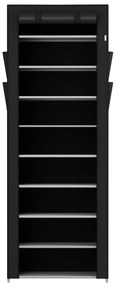 Suport pantofi cu buzunare laterale 160 x 58 cm - negru