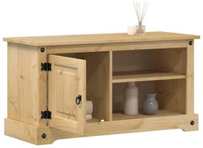 vidaXL Dulap TV „Corona”, 100x40x52 cm, lemn masiv de pin