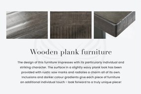 Masuta industrial style Iron Craft mango gri, 100cm A-38661 VC