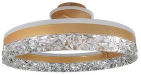 Lustră LED dimabilă aplicată Brilagi LED/86W/230V 3000-6500K auriu + telecomandă