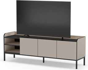 Comodă TV crem 160x55x42 cm Adara – Marckeric