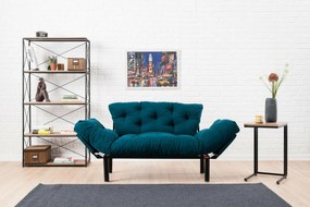 Canapea extensibilă Nitta Petrol Blue