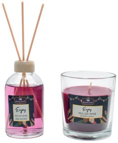 Set cadou Difuzor cu betisoare  Lumanare MULLED WINE