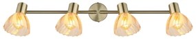 Spot Globo 54315M-4 ZACHERY 4xE14/40W/230V auriu