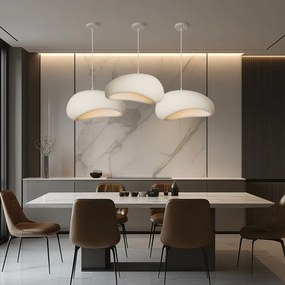 BRILAGI - Lustră suspendată pe cablu WABI SABI 1xE27/60W/230V Ø 50 cm albă
