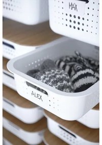 Coș de depozitare SmartStore Modern, alb, 37 x 28x 15 cm, 37 x 28 x 15 cm