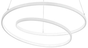 Lustra LED suspendata design circular Oz sp d80 on-off 2700k alba