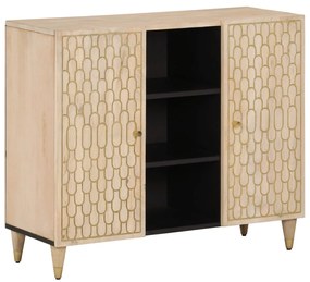 vidaXL Dulap lateral, 90x33x75 cm, lemn masiv de mango
