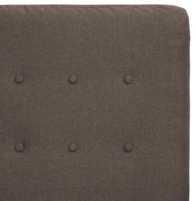 Fotoliu de masaj rabatabil electric, gri taupe, material textil 1, Gri taupe