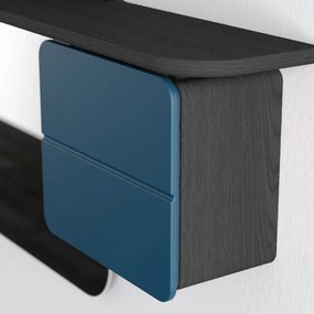 Set pentru hol în culoarea petrolului/negru cu aspect de lemn de stejar One More Look – UMAGE