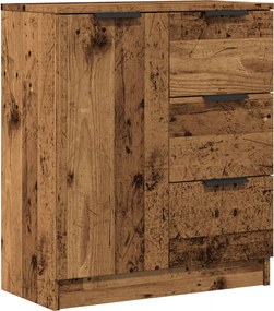 vidaXL Dulap, lemn învechit, 60x30x70 cm, lemn prelucrat
