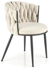 Scaun de bucaterie Noemi, crem