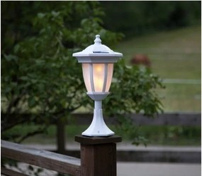 Corp de iluminat solar de exterior cu LED Star Trading Flame, alb