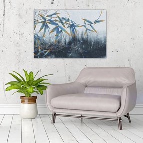 Tablou - Bambus pe perete (90x60 cm)