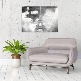 Tablou - Carte poștală de epocă a orașului N⁰3 (70x50 cm)
