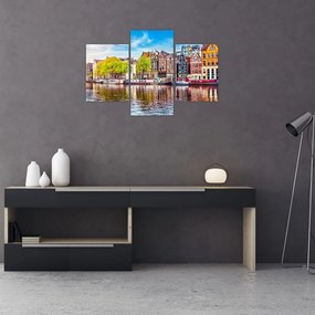 Tablou - Case dansatoare, Amsterdam (90x60 cm)