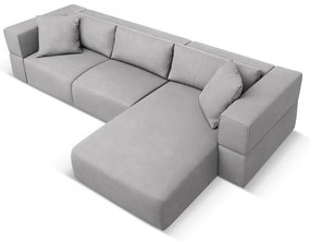 Colțar gri deschis (cu colț pe partea dreaptă) Esther – Milo Casa