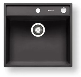 Chiuvetă de bucătărie Pyramis 70168301CAMEA 50x53 cm granit/negru