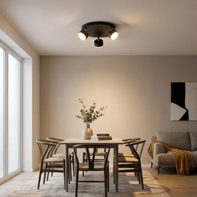 Brilagi - Spot LED RGB dimabil MONO 3xGX53/14W/230V Wi-Fi Tuya, negru