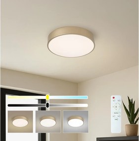 Brilagi - Plafonieră LED reglabilă POOL LED/36W/230V, Ø 30 cm, aurie + telecomandă