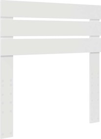 vidaXL Tăblie cap Alb 80 cm Lemn compozit