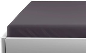 Cearceaf jersey pentru patut copiii EXCLUSIVE 60x120 cm antracit
