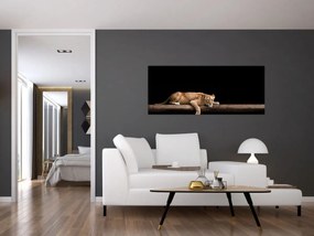 Tablou - Lioness (120x50 cm)