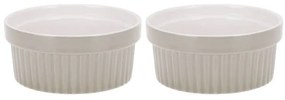 Set 2 vase ramekin, Alb, 260 ml, EH Excellent Houseware