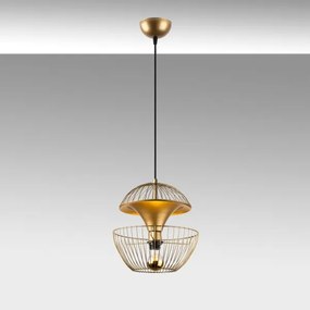 Lustră pe cablu TELMANDER 1xE27/40W/230V auriu