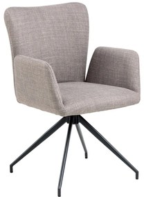 Set de scaune de sufragerie gri 2 buc. tapițat Laura – Actona