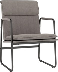 vidaXL Scaun de relaxare, gri taupe, 55x64x80 cm, material textil