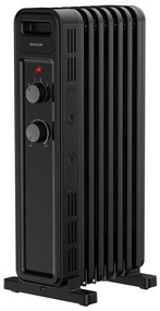 Sencor - Radiator electric cu ulei, 7 elemente, 600/900/1500W/230V, negru