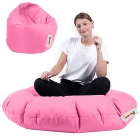 Fotoliu puf pentru grădină Iyzi 100 Cushion Pouf - Pink