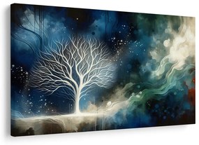 Tablou copacul vieții în universul nocturn