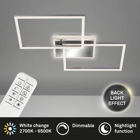 Lustră LED dimabilă aplicată FRAME 2xLED/20W/230V 2700-6500K Brilo + telecomandă