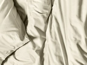 Lenjerie de pat din bumbac CALMORA bej deschis Dimensiune lenjerie de pat: 2 buc 70 x 90 cm | 200 x 220 cm