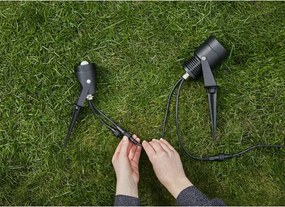 Markslöjd 106940 - Senzor de mișcare și de amurg pentru exterior PIR GARDEN24 IP44 negru