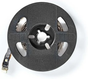 Bandă LED RGB dimabilă SmartLife 2,4m LED/4W/5V Nedis BTLS20RGBW