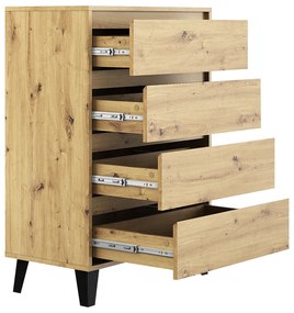 Comoda BOGAN 4S70, stejar Artisan