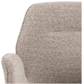 Scaun de sufragerie gri închis tapițat Aura – Actona