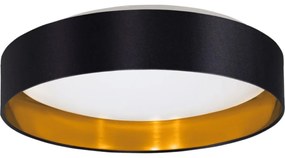 Eglo 55267 - Plafonieră LED MASERLO, 16 W, 230 V, Ø 40,5 cm, negru/cupru
