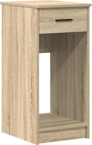 vidaXL Suport turn pentru computer cu sertar Stejar Sonoma 35x45x77 cm