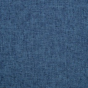 Scaune de sufragerie pivotante, 4 buc., albastru, textil 4, Albastru