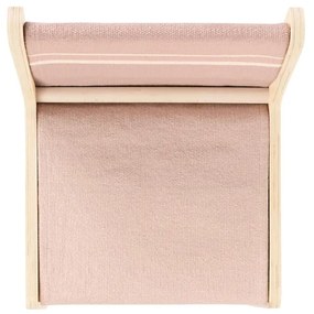 Scaun de copii roz deschis/în culoare naturală Vintage Nude – Lorena Canals