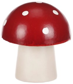 Ciupercă roșie mare, plastic, în. 11 cm