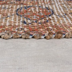 Covor tip traversă în culoare naturală handmade din amestec de iută 60x230 cm Miley – Flair Rugs
