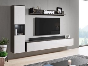 Mobilier living BR Barney (Matera + Alb lucios). 1070231