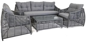 Set de grădină polyrattan OHIO