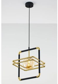 Lustră pe cablu Jupiter 2025 FIORI 1xG9/10W/230V negru/auriu/bej