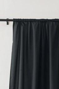 Perdea OXFORD LIGHT 140x250 cm, negru Agatat: Rejansa